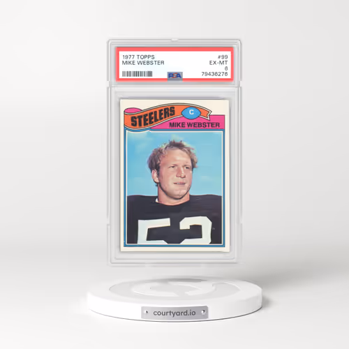 1977 Topps #99 Mike Webster (PSA 6 EX-MT)