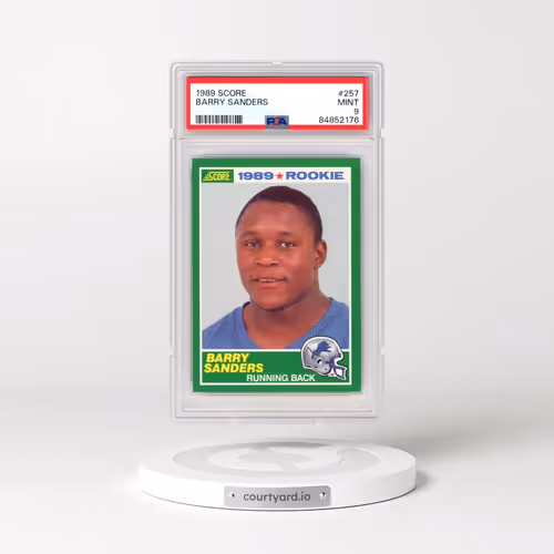 1989 Score #257 Barry Sanders (PSA 9 MINT)
