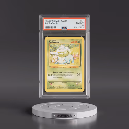 1999 Pokémon Game #44 Bulbasaur (PSA 8 NM-MT)
