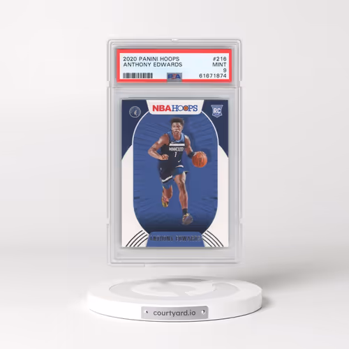 2020 Panini Hoops #216 Anthony Edwards (PSA 9 MINT)