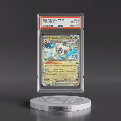 2023 Pokémon Par EN-Paradox Rift #003 Froslass EX - Holo (PSA 10 GEM MINT)
