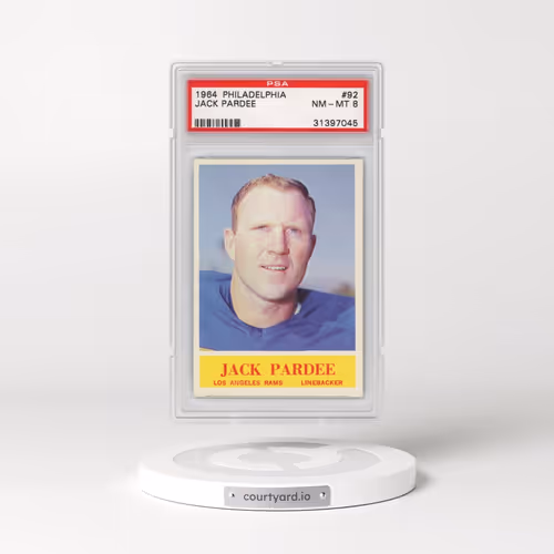 1964 Philadelphia #92 Jack Pardee (PSA 8 NM-MT)
