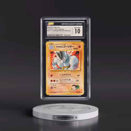 1999 Gym 2: Challenge from the Darkness Giovanni's Machoke (CGC 10 GEM MINT)