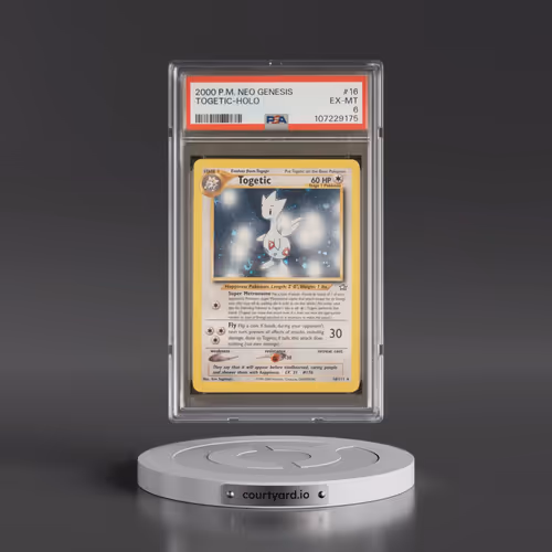 2000 Pokémon Neo Genesis #16 Togetic - Holo (PSA 6 EX-MT)