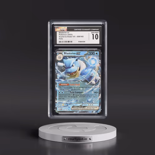 2023 Scarlet & Violet 151 - MEW EN #009/165 Blastoise ex - Holo (CGC 10 GEM MINT)