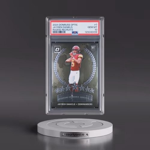 2024 Panini Donruss Optic Rookie Recruits #7 Jayden Daniels (PSA 10 GEM MINT)