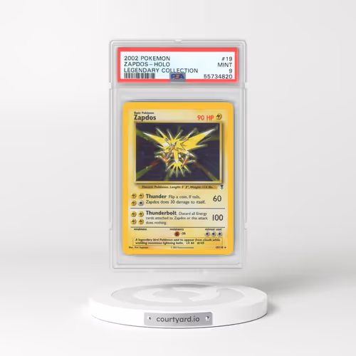 2002 Pokémon Legendary Collection #19 Zapdos - Holo (PSA 9 MINT)