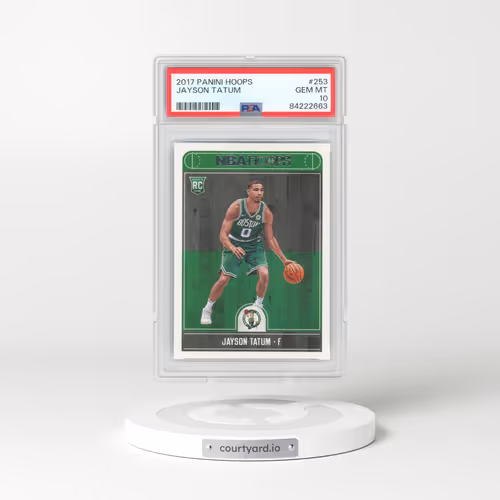 2017 Panini Hoops #253 Jayson Tatum (PSA 10 GEM MINT)