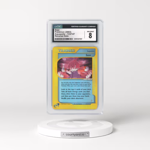 2003 Aquapolis #133 Seer - Holo e-Card Symbol (CGC 8 NM-MT)