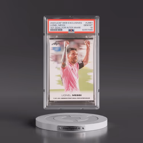 2023 Leaf Web Exclusives #LMB1 Lionel Messi (PSA 10 GEM MINT)