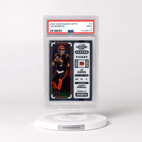 2022 Panini Contenders Optic #9 Joe Burrow (PSA 9 MINT)