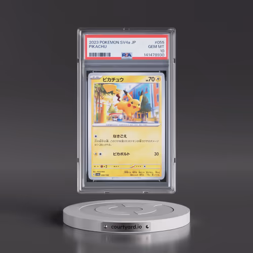2023 Pokémon Sv4a-Shiny Treasure EX #055 Pikachu (PSA 10 GEM MINT)