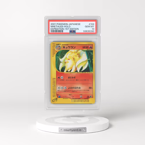 2001 Pokémon Expedition #104 Ninetales - 1st Edition Holo (PSA 10 GEM MINT)