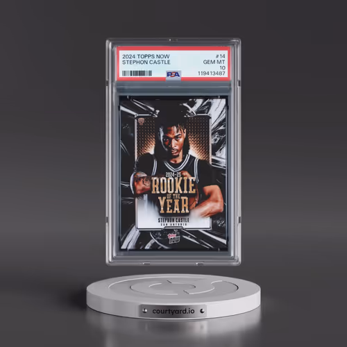 2024 Topps Now #14 Stephon Castle (PSA 10 GEM MINT)