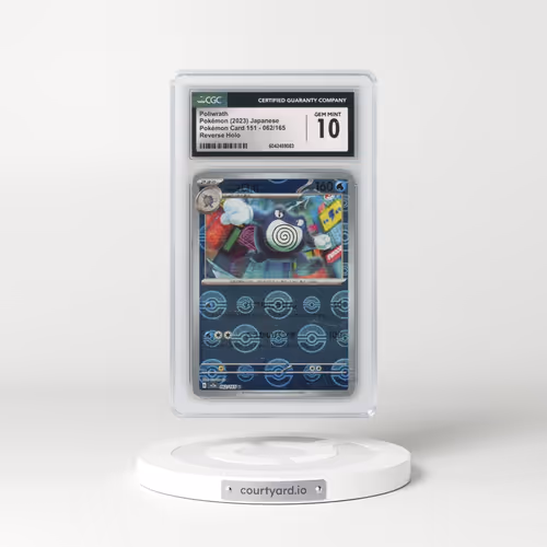 2023 Pokémon Card 151 #062/165 Poliwrath - Reverse Holo Poké Ball (CGC 10 GEM MINT)