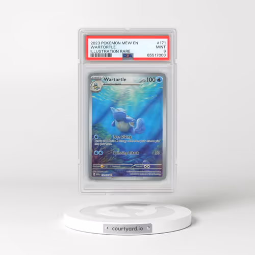 2023 Pokémon Mew EN-151 #171 Wartortle - Illustration Rare (PSA 9 MINT)