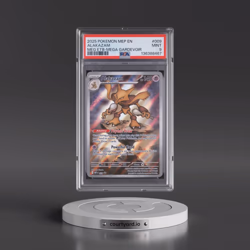 2025 Pokémon Mep EN-Me Black Star Promo #009 Alakazam - Mega Evolution Elite Trainer Box-Mega Gardev