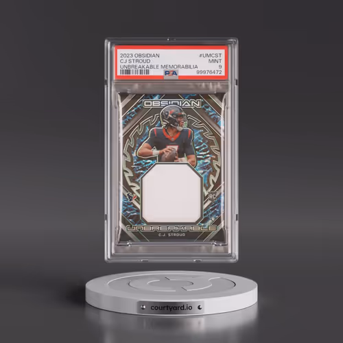 2023 Panini Obsidian Unbreakable Memorabilia #UMCST CJ Stroud (PSA 9 MINT)
