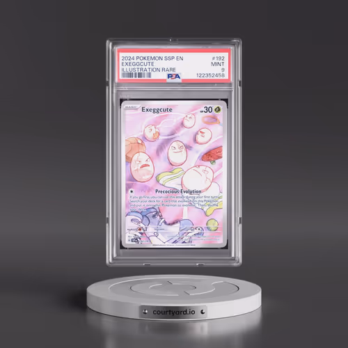 2024 Pokémon Ssp EN-Surging Sparks #192 Exeggcute - Illustration Rare (PSA 9 MINT)