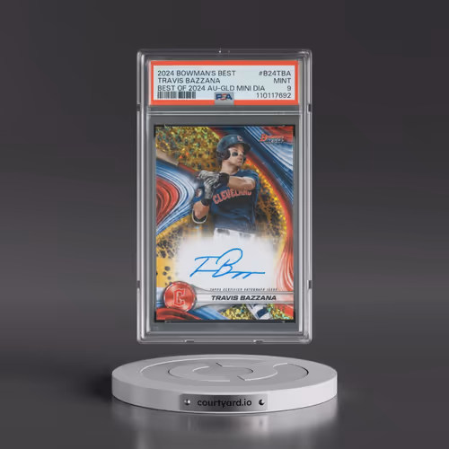 2024 Bowman's Best Best of 2024 Autographs #B24TBA Travis Bazzana - Gold Mini Diamond (PSA 9 MINT)