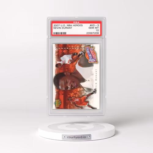 2007 Upper Deck NBA Heroes Kevin Durant #KD-3 Kevin Durant (PSA 10 GEM MINT)
