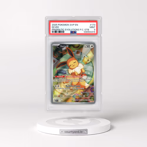 2025 Pokémon Svp EN-SV Black Star Promo #173 Eevee - Prismatic Evolutions Pokemon Center Elite Train