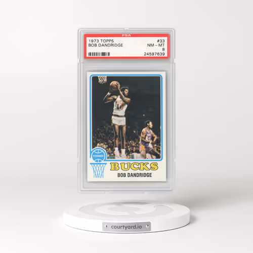 1973 Topps #33 Bob Dandridge (PSA 8 NM-MT)
