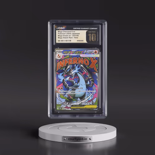 2025 Pokémon M2a-Mega Dream EX #223 Mega Charizard X EX - Holo Mega Attack Rare (CGC 10 PRISTINE)