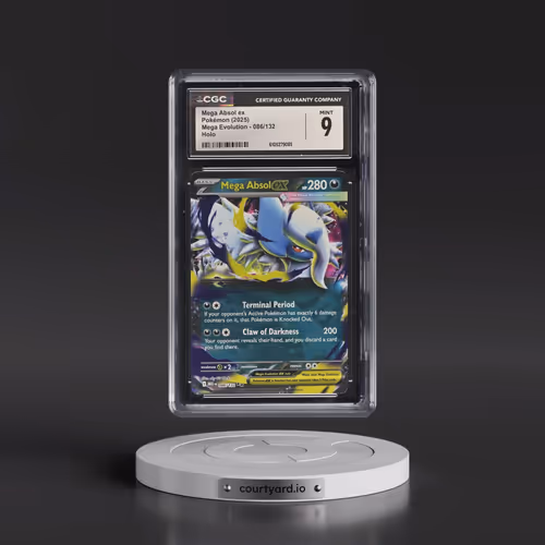 2025 Mega Evolution - MEG EN #086/132 Mega Absol ex - Holo (CGC 9 MINT)