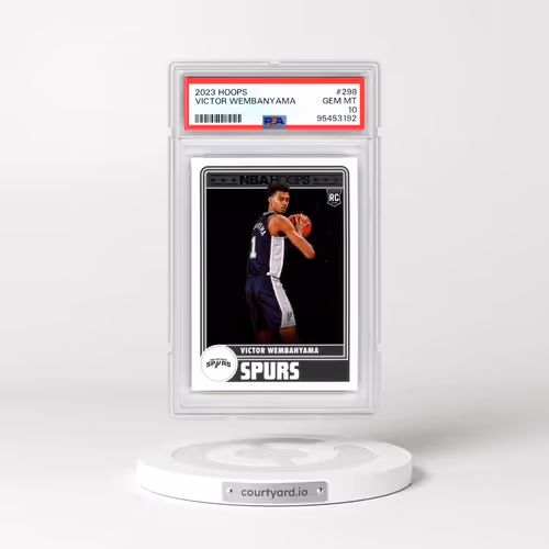 2023 Panini NBA Hoops #298 Victor Wembanyama (PSA 10 GEM MINT)