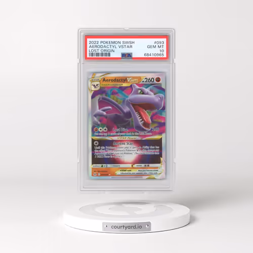2022 Pokémon Sword & Shield Lost Origin #093 Aerodactyl Vstar (PSA 10 GEM MINT)