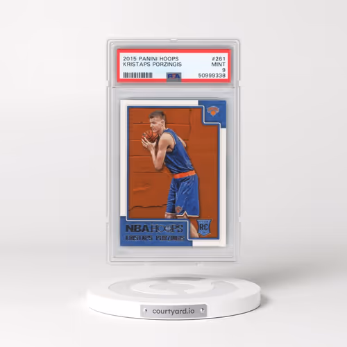 2015 Panini Hoops #261 Kristaps Porzingis (PSA 9 MINT)