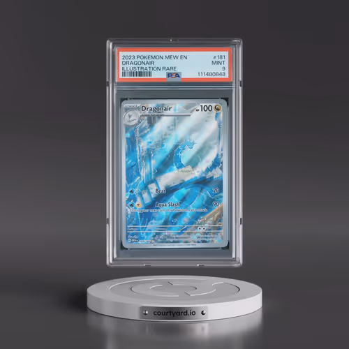 2023 Pokémon Mew EN-151 #181 Dragonair - Illustration Rare (PSA 9 MINT)