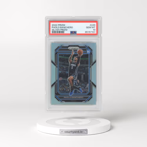 2022 Panini Prizm #249 Paolo Banchero - Silver Prizm (PSA 10 GEM MINT)