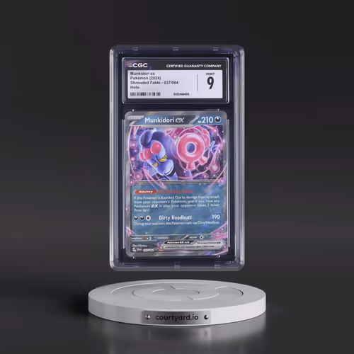 2024 Pokémon Sfa EN-Shrouded Fable #037 Munkidori EX - Holo (CGC 9 MINT)
