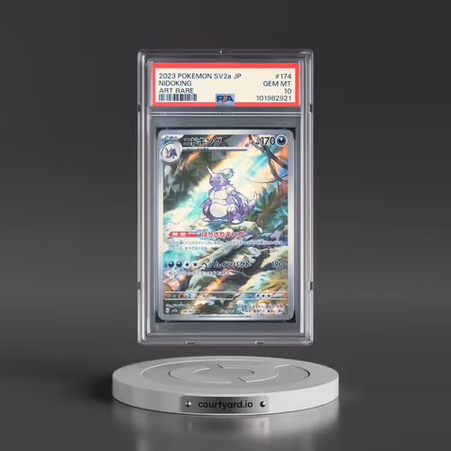 2023 Pokémon Sv2a-Pokemon 151 #174 Nidoking - Art Rare (PSA 10 GEM MINT)