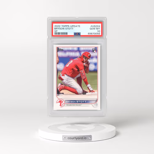 2022 Topps Update #US224 Bryson Stott - SP (PSA 10 GEM MINT)