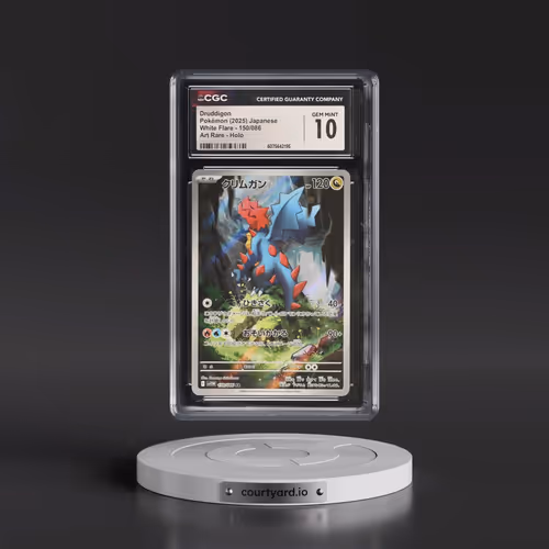 2025 White Flare - sv11W #150/086 Druddigon - Art Rare Holo (CGC 10 GEM MINT)