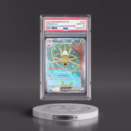 2023 Pokémon Svi EN-Scarlet & Violet #243 Spidops EX - Holo Special Illustration Rare (PSA 10 GEM MI