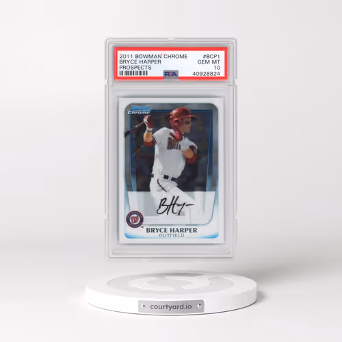 2011 Bowman Chrome Prospects #BCP1 Bryce Harper (PSA 10 GEM MINT)