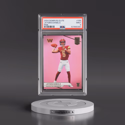 2024 Panini Donruss Elite #165 Jayden Daniels - Pink (PSA 9 MINT)