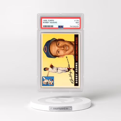 1955 Topps #178 Bobby Adams (PSA 7 NM)