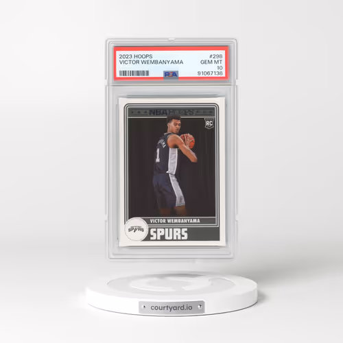 2023 Panini NBA Hoops #298 Victor Wembanyama (PSA 10 GEM MINT)