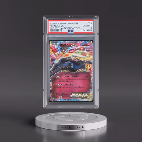 2021 Pokémon Promo Card Pack 25th Anniversary Edition #023 Xerneas EX - Holo (PSA 10 GEM MINT)