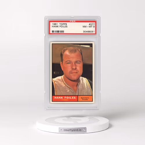 1961 Topps #277 Hank Foiles (PSA 8 NM-MT)