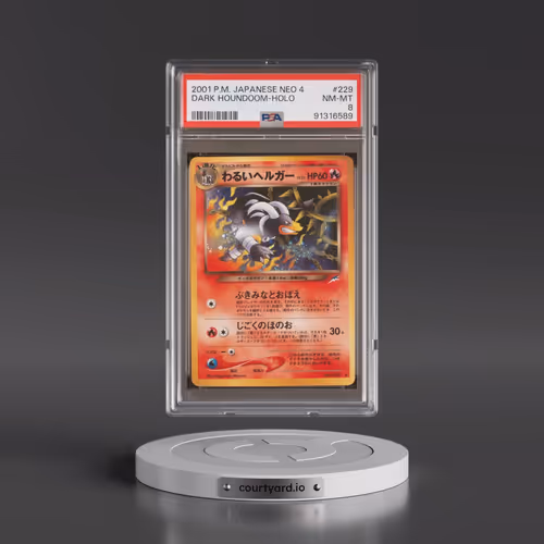 2001 Pokémon Neo 4 #229 Dark Houndoom - Holo (PSA 8 NM-MT)