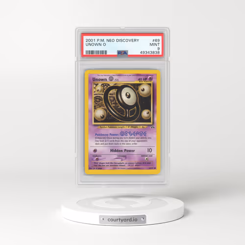 2001 Neo Discovery #69 Unown O (PSA 9 MINT)