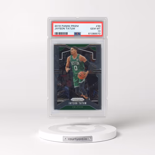 2019 Panini Prizm #39 Jayson Tatum (PSA 10 GEM MINT)
