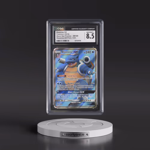 2016 Black Star Promos - Sun & Moon #SM189 Blastoise GX - Holo Blastoise-GX Premium Collection (CGC