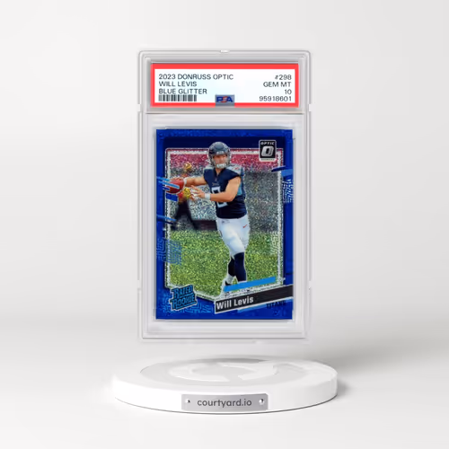 2023 Panini Donruss Optic #298 Will Levis - Blue Glitter (PSA 10 GEM MINT)